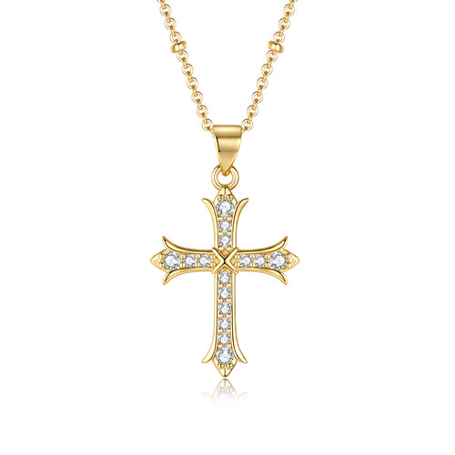 CDE Cross of Hope Necklace made with swarovski Crystal