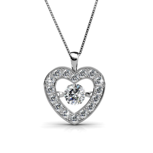 Destiny Dancing Heart with Swarovski Crystals
