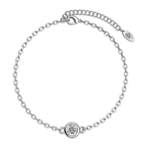Destiny Birthstone Bracelet with Swarovski® Crystals - 12 Months Available - September/Sapphire