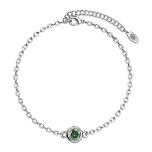 Destiny Birthstone Bracelet with Swarovski® Crystals - 12 Months Available - April/Diamond