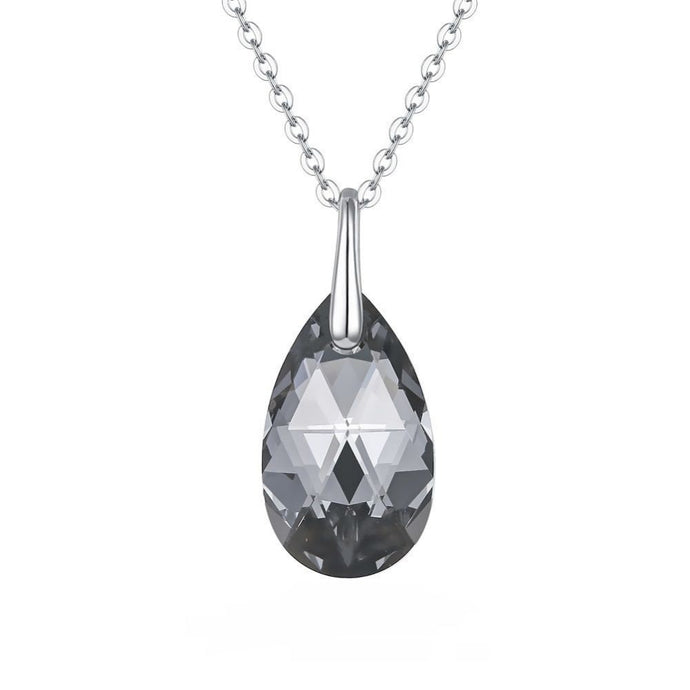 CDE 925 Sterling Silver Bella Necklace with Swarovski Crystals