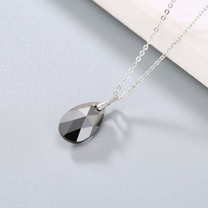 CDE 925 Sterling Silver Bella Necklace with Swarovski Crystals