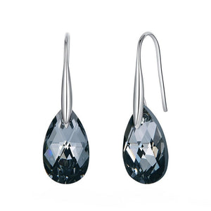 CDE 925 Sterling Silver Bella Earrings with Swarovski Crystals