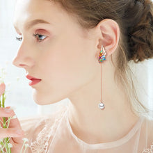 Load image into Gallery viewer, CDE Angel Drop Earrings with Swarovski Crystals