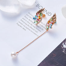 Load image into Gallery viewer, CDE Angel Drop Earrings with Swarovski Crystals