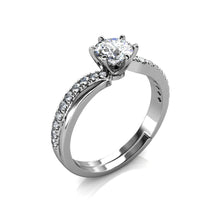 Load image into Gallery viewer, Celèsta 925 Sterling Silver 1.00ct Moissanite Briella Twist Ring