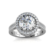 Load image into Gallery viewer, Celèsta 925 Sterling Silver 1.00ct Moissanite Queen Aniyah Ring