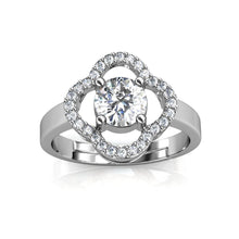 Load image into Gallery viewer, Celèsta 925 Sterling Silver 0.50ct Moissanite Eternal Light Ring