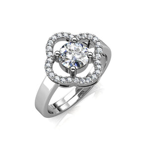 Celèsta 925 Sterling Silver 0.50ct Moissanite Eternal Light Ring