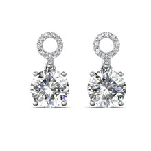 Load image into Gallery viewer, Celèsta 925 Sterling Silver 4.00ct Moissanite Royalty Earring