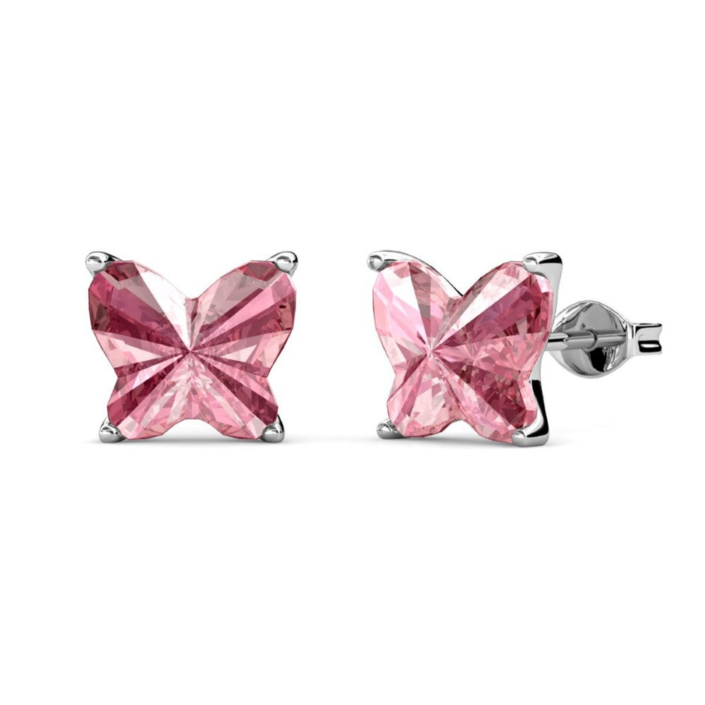 Destiny Enchanted Jessica Butterfly Earrings With Swarovski® Crystals