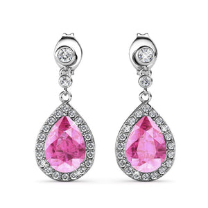 Destiny Lieze Drop Earrings With Swarovski® Crystals