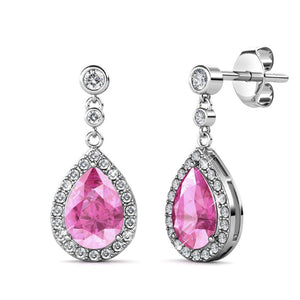 Destiny Lieze Drop Earrings With Swarovski® Crystals