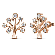 Load image into Gallery viewer, Destiny Evie Tree of Life Earrings With Swarovski® Crystals