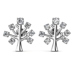 Destiny Elisa Tree of Life Earrings With Swarovski® Crystals
