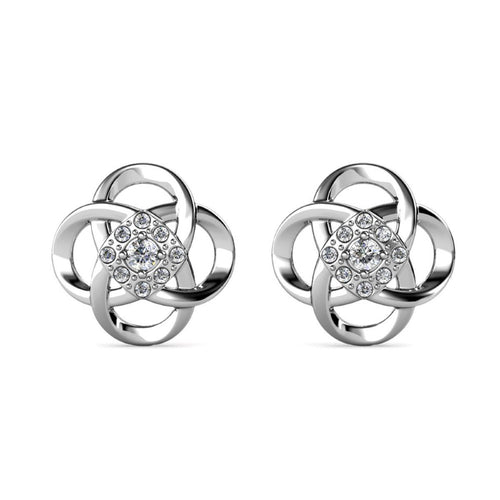 Destiny Aurelia Eternity Earrings With Swarovski® Crystals