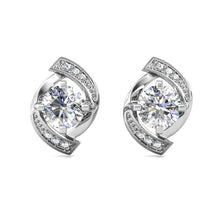 Load image into Gallery viewer, Celèsta 925 Sterling Silver 0.5ct Moissanite Diana earrings