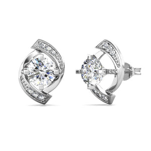 Celèsta 925 Sterling Silver 0.5ct Moissanite Diana earrings