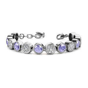 Destiny Alexandrite/June Birthstone Bracelet with Swarovski Crystals