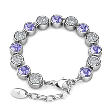 Load image into Gallery viewer, Destiny Alexandrite/June Birthstone Bracelet with Swarovski Crystals