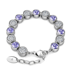 Destiny Alexandrite/June Birthstone Bracelet with Swarovski Crystals