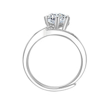 Load image into Gallery viewer, Celèsta 925 Sterling Silver 1.00ct Moissanite Diamond Willow Ring