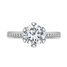 Load image into Gallery viewer, Celèsta 925 Sterling Silver 1.00ct Moissanite Diamond Evangeline Ring