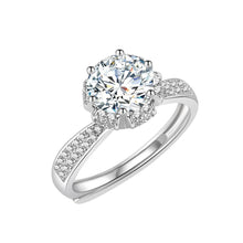 Load image into Gallery viewer, Celèsta 925 Sterling Silver 1.00ct Moissanite Diamond Lilith Ring