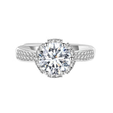 Load image into Gallery viewer, Celèsta 925 Sterling Silver 1.00ct Moissanite Diamond Lilith Ring