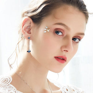 HerJewellery Amara 925 Sterling Silver Earrings with Swarovski® Crystal