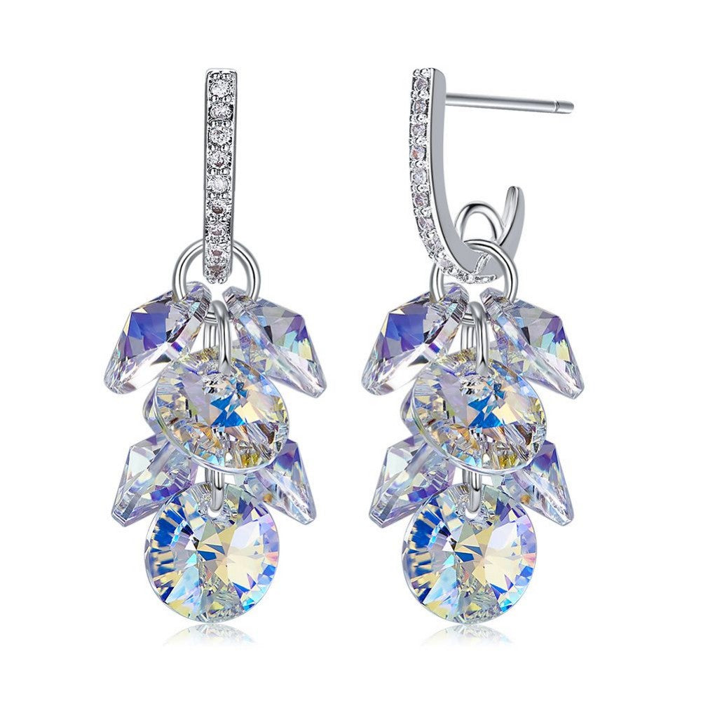 HerJewellery Zara Aroura Borrelia's Earrings with Swarovski® Crystal