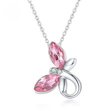 Load image into Gallery viewer, HerJewellery 925 Sterling Iris Butterfly necklace with Swarovski Crystals