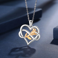 Load image into Gallery viewer, HerJewellery Cecilia Heart Necklace with Swarovski Crystals