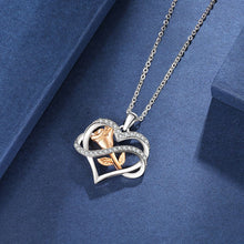 Load image into Gallery viewer, HerJewellery Cecilia Heart Necklace with Swarovski Crystals