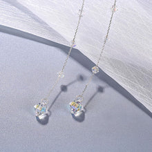 Load image into Gallery viewer, HerJewellery 925 Sterling Silver Lia Drop Necklace with Swarovski Crystals