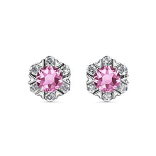 Load image into Gallery viewer, Destiny Petal June/Alexandrite Birthstone Earring with Swarovski Crystals