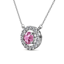 Load image into Gallery viewer, Destiny Petal June/Alexandrite Birthstone Necklace with Swarovski Crystals