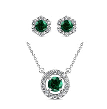 Load image into Gallery viewer, Destiny Petal May/Emerald Birthstone Set with Swarovski Crystals