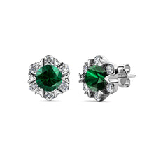 Load image into Gallery viewer, Destiny Petal May/Emerald Birthstone Set with Swarovski Crystals