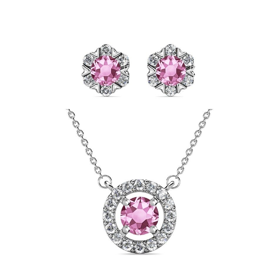 Destiny Petal June/Alexandrite Birthstone Set with Swarovski Crystals