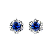 Load image into Gallery viewer, Destiny Petal September/Sapphire Birthstone Set with Swarovski Crystals