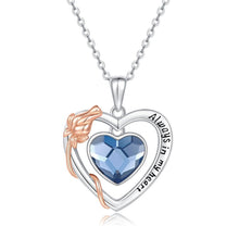 Load image into Gallery viewer, HerJewellery Always in My Heart Necklace with Swarovski Crystals
