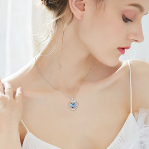 HerJewellery Always in My Heart Necklace with Swarovski Crystals