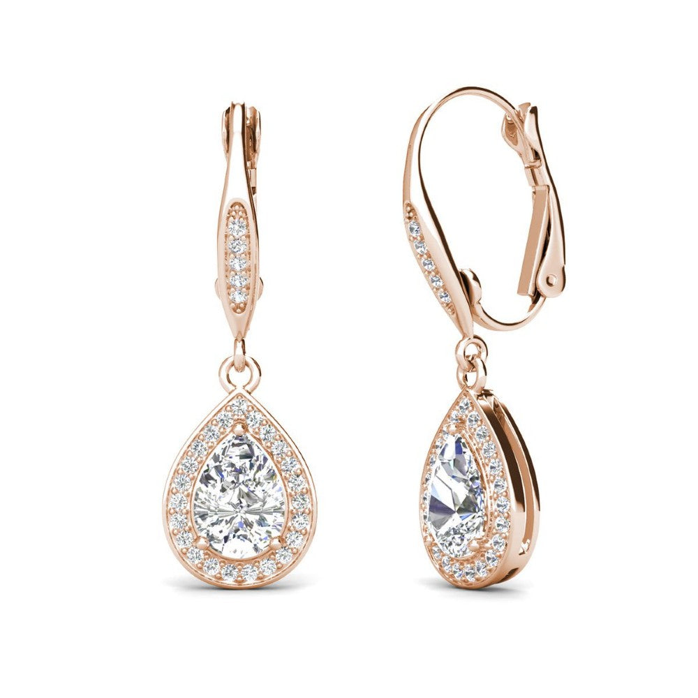 Destiny Amara Drop Earring with Swarovski Crystals