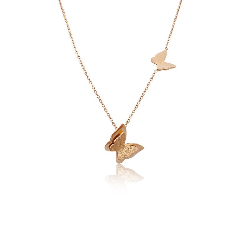 Destiny Harmony Butterfly Titanium Necklace