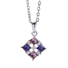 Load image into Gallery viewer, CDE 925 Sterling Silver Delilah Necklace with Swarovski Crystals