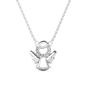 Destiny Baby Angel Necklace with Swarovski Crystals