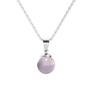 Destiny Pearl Earring & Necklace Set with Swarovski® Pearls – Lavender