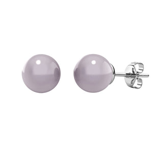 Destiny Pearl Earring & Necklace Set with Swarovski® Pearls – Lavender