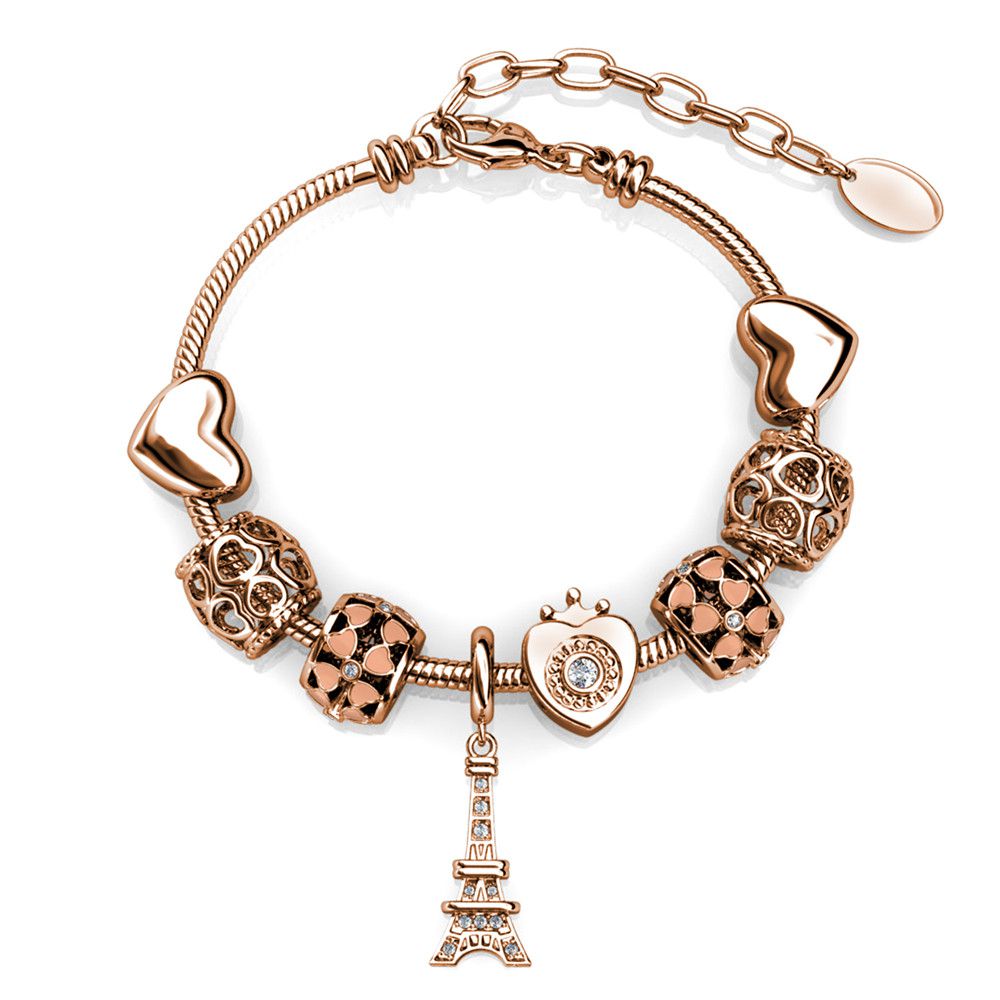 Destiny Renée Charm Bracelet with Swarovski Crystals